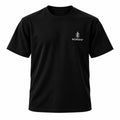NORDIO Black T-shirt – elöl, mini fenyő logóval
