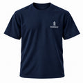 NORDIO Navy Blue T-shirt – elöl, mini fenyő logóval