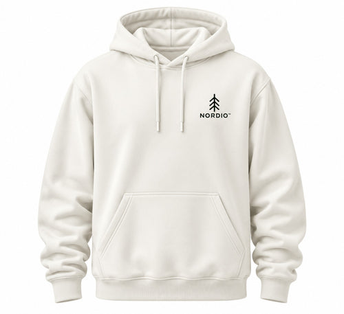 NORDIO Off White hoodie – elöl