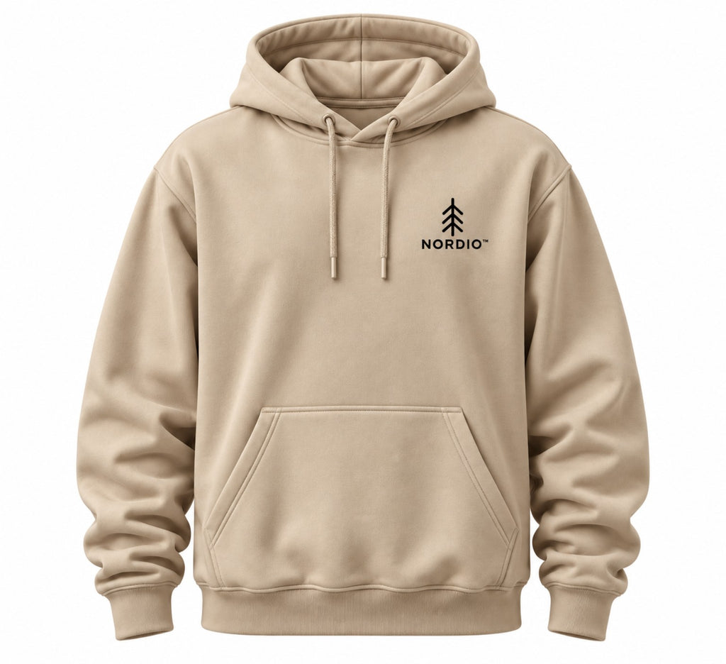 NORDIO Sand hoodie – elöl