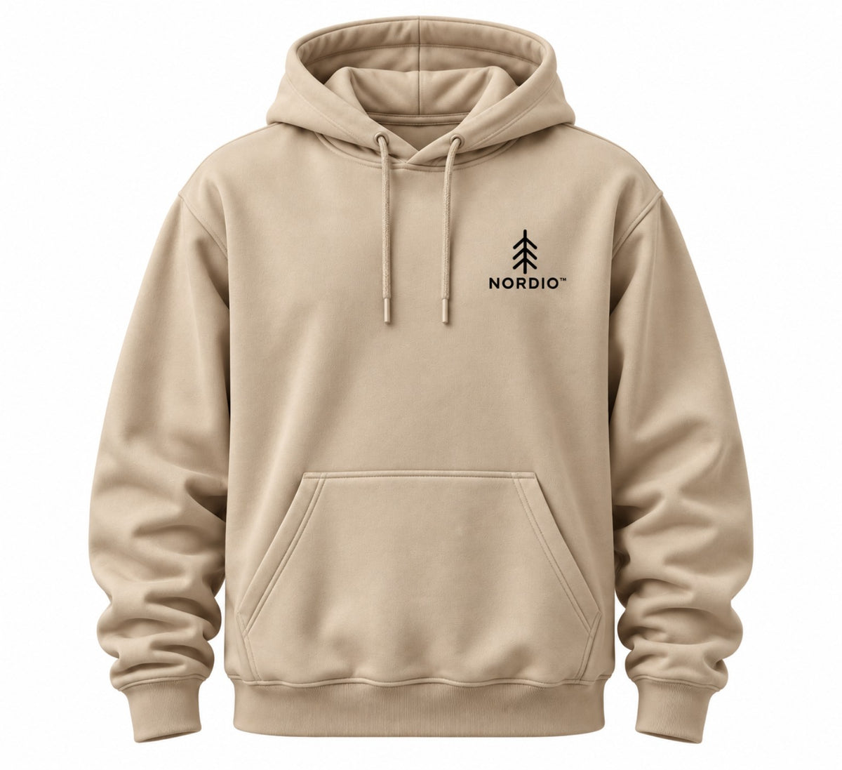 NORDIO Sand hoodie – elöl