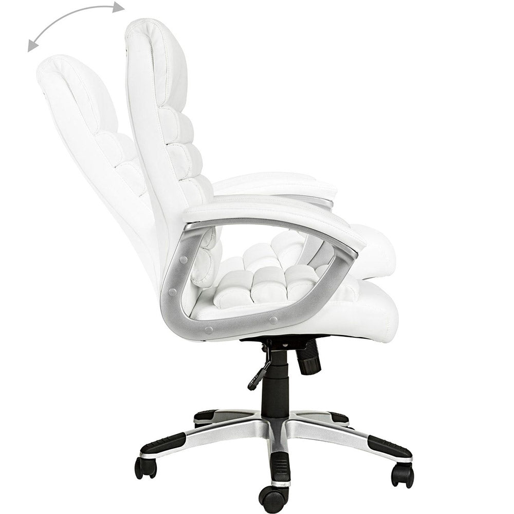 Nordio „Geneva” Prémium Főnöki Forgószék Ergonomikus, Fehér