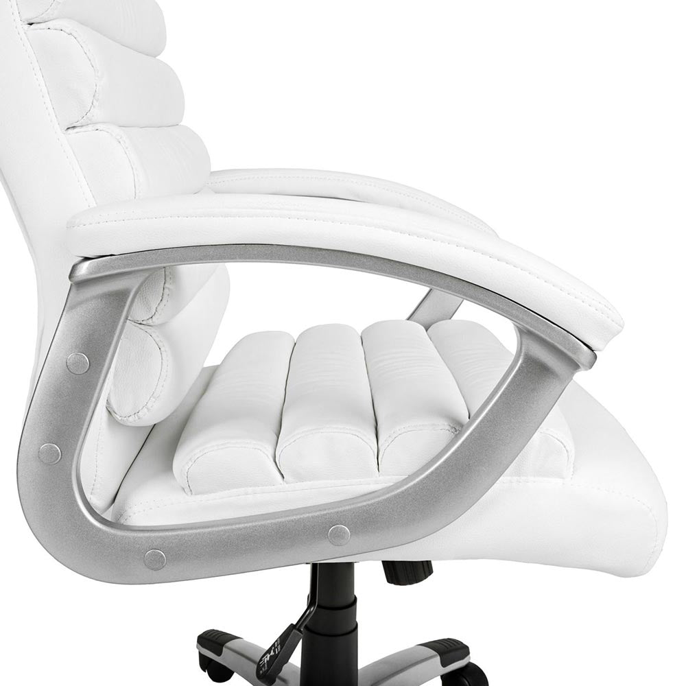 Nordio „Geneva” Prémium Főnöki Forgószék Ergonomikus, Fehér